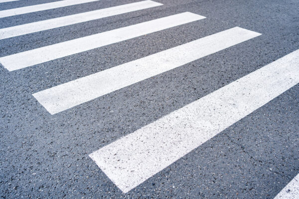 Close up crosswalk